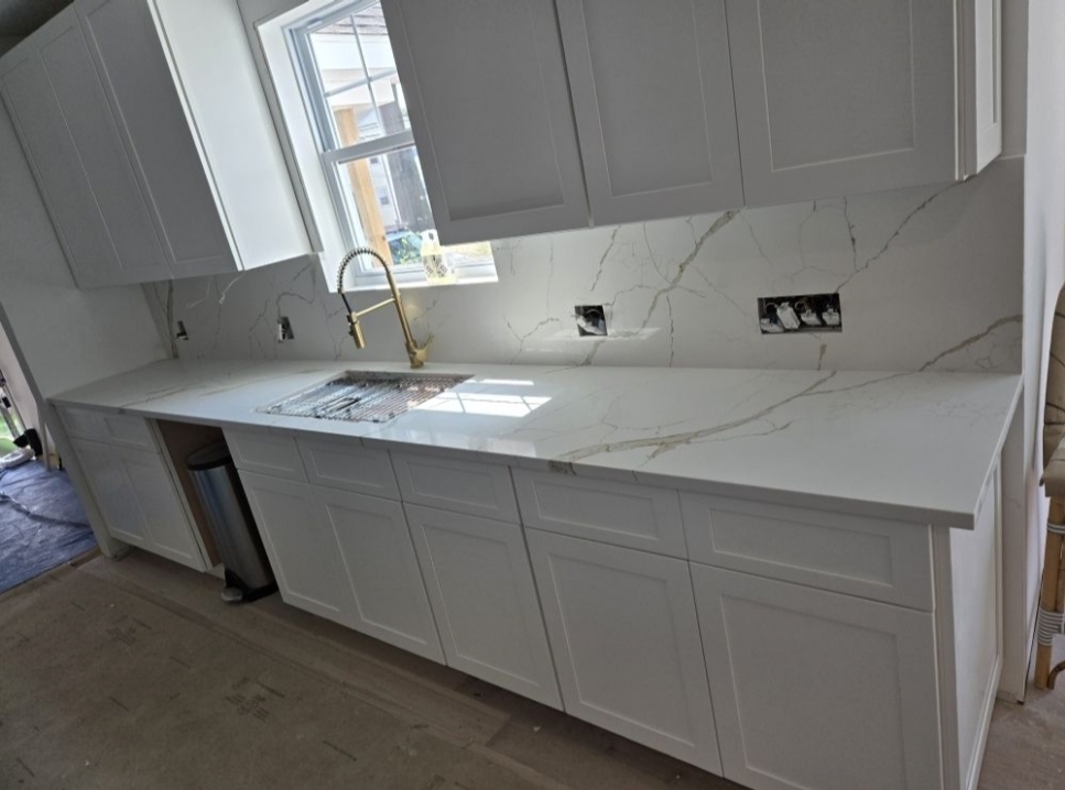 Finished kitchen countertops and cabinets in New Jersey