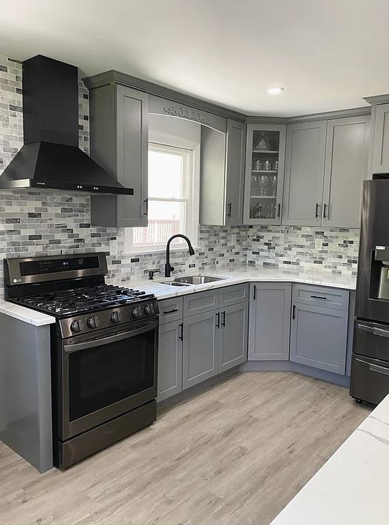 Open concept remodeling project in Fort Lee NJ